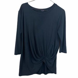 Botanique Black Knot Short Sleeve Blouse